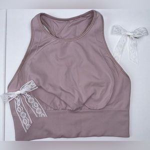 Lululemon High Neck Longline Bra 8